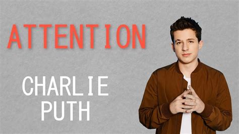 charlie puth attention lyrics spanish